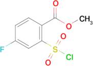 Methyl 2-(chlorosulfonyl)-4-fluorobenzoate