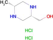 ((2S,5R)-5-Methylpiperazin-2-yl)methanol dihydrochloride