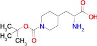 (R)-2-Amino-3-(1-(tert-butoxycarbonyl)piperidin-4-yl)propanoic acid