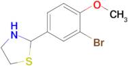 2-(3-Bromo-4-methoxyphenyl)thiazolidine