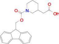 2-(1-(((9H-Fluoren-9-yl)methoxy)carbonyl)piperidin-3-yl)acetic acid
