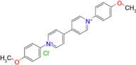 Mono(1,1'-bis(4-methoxyphenyl)-[4,4'-bipyridine]-1,1'-diium) monochloride