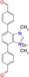4,7-Bis(4-formylphenyl)-1,3-dimethyl-1H-benzo[d]imidazol-3-ium bromide