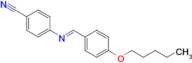 (E)-4-((4-(Pentyloxy)benzylidene)amino)benzonitrile