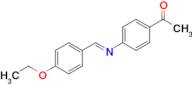 (E)-1-(4-((4-Ethoxybenzylidene)amino)phenyl)ethan-1-one