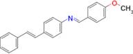 (E)-1-(4-Methoxyphenyl)-N-(4-((E)-styryl)phenyl)methanimine