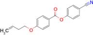4-Cyanophenyl 4-(but-3-en-1-yloxy)benzoate