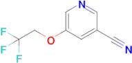 5-(2,2,2-Trifluoroethoxy)pyridine-3-carbonitrile