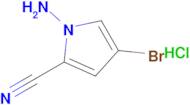 1-Amino-4-bromo-pyrrole-2-carbonitrile hydrochloride