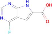 4-Fluoro-7H-pyrrolo[2,3-d]pyrimidine-6-carboxylic acid