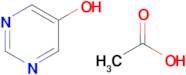 Acetic acid;pyrimidin-5-ol