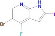 5-Bromo-4-fluoro-2-iodo-1H-pyrrolo[2,3-b]pyridine