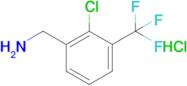 1-[2-Chloro-3-(trifluoromethyl)phenyl]methanamine hydrochloride