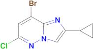 8-Bromo-6-chloro-2-cyclopropylimidazo[1,2-b]pyridazine