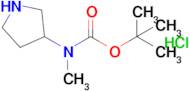 tert-Butyl N-methyl-N-(pyrrolidin-3-yl)carbamate hydrochloride