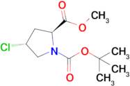 1-tert-Butyl 2-methyl (2S,4R)-4-chloropyrrolidine-1,2-dicarboxylate