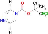 tert-Butyl (1S,4S)-2,5-diazabicyclo[2.2.2]octane-2-carboxylate hydrochloride