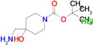 tert-Butyl 4-(aminomethyl)-4-hydroxy-piperidine-1-carboxylate hydrochloride