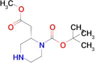 tert-Butyl (2S)-2-(2-methoxy-2-oxoethyl)piperazine-1-carboxylate