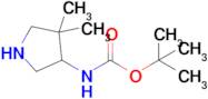 tert-Butyl N-(4,4-dimethylpyrrolidin-3-yl)carbamate