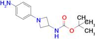 tert-Butyl N-[1-(4-aminophenyl)azetidin-3-yl]carbamate