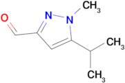 1-Methyl-5-(propan-2-yl)-1H-pyrazole-3-carbaldehyde