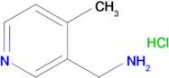 (4-Methyl-3-pyridyl)methanamine hydrochloride