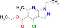 Ethyl 4-chloro-1-ethyl-6-methyl-1H-pyrazolo[3,4-b]pyridine-5-carboxylate