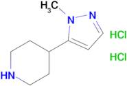 4-(2-Methylpyrazol-3-yl)piperidine dihydrochloride