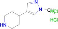 4-(1-Methylpyrazol-4-yl)piperidine dihydrochloride