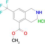 Methyl 7-(trifluoromethyl)-1,2,3,4-tetrahydroisoquinoline-5-carboxylate hydrochloride