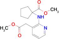 Methyl 1-[[3-(2-methoxy-2-oxo-ethyl)-2-pyridyl]amino]cyclopentanecarboxylate