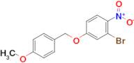 2-Bromo-4-[(4-methoxyphenyl)methoxy]-1-nitro-benzene