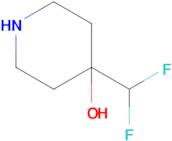 4-(Difluoromethyl)piperidin-4-ol