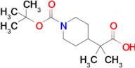 2-(1-tert-Butoxycarbonyl-4-piperidyl)-2-methyl-propanoic acid