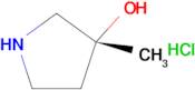 (3R)-3-Methylpyrrolidin-3-ol hydrochloride