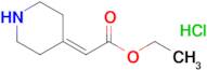 Ethyl 2-(piperidin-4-ylidene)acetate hydrochloride