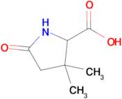 3,3-Dimethyl-5-oxopyrrolidine-2-carboxylic acid