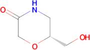 (6R)-6-(Hydroxymethyl)morpholin-3-one