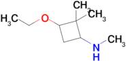 3-Ethoxy-N,2,2-trimethylcyclobutan-1-amine