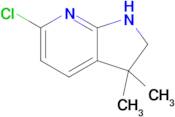 6-Chloro-3,3-dimethyl-1,2-dihydropyrrolo[2,3-b]pyridine