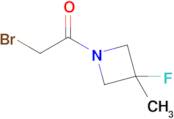 2-Bromo-1-(3-fluoro-3-methyl-azetidin-1-yl)ethanone