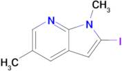 2-Iodo-1,5-dimethyl-1H-pyrrolo[2,3-b]pyridine