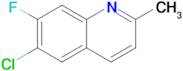 6-Chloro-7-fluoro-2-methyl-quinoline