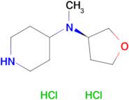 N-Methyl-N-[(3R)-oxolan-3-yl]piperidin-4-amine dihydrochloride