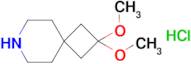 2,2-Dimethoxy-7-azaspiro[3.5]nonane hydrochloride