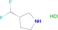 (3S)-3-(Difluoromethyl)pyrrolidine hydrochloride