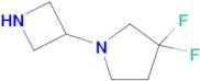 1-(Azetidin-3-yl)-3,3-difluoro-pyrrolidine