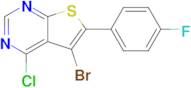 5-Bromo-4-chloro-6-(4-fluorophenyl)thieno[2,3-d]pyrimidine