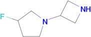 1-(Azetidin-3-yl)-3-fluoro-pyrrolidine